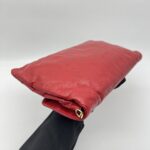Balenciaga Giant Envelope Clutch Agneau Red GHW