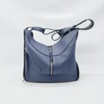 Loewe Hammock Medium Leather Blue Navy SHW