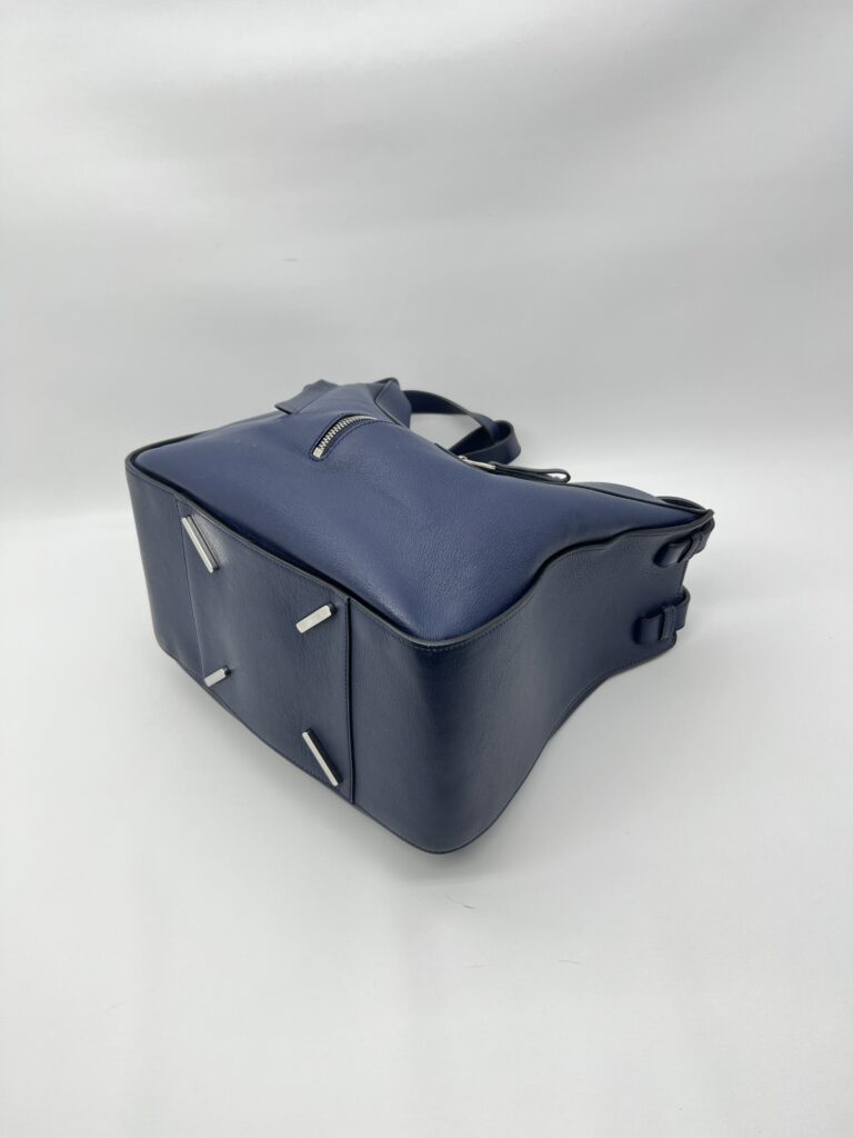 Loewe Hammock Medium Leather Blue Navy SHW