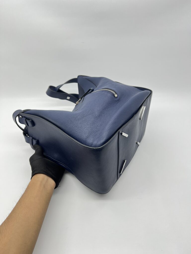 Loewe Hammock Medium Leather Blue Navy SHW