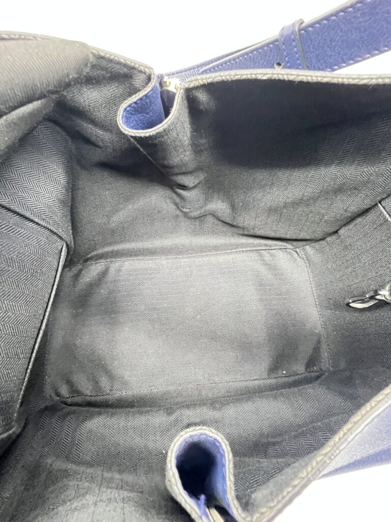 Loewe Hammock Medium Leather Blue Navy SHW
