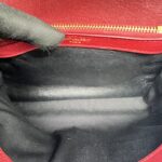 Saint Laurent College Medium Grained Red GHW