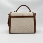Saint Laurent Cassandra Top Handle Canvas Nature