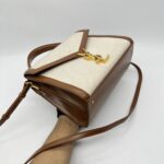 Saint Laurent Cassandra Top Handle Canvas Nature