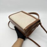 Saint Laurent Cassandra Top Handle Canvas Nature