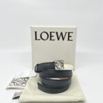 Loewe Anagram Belt Black SHW