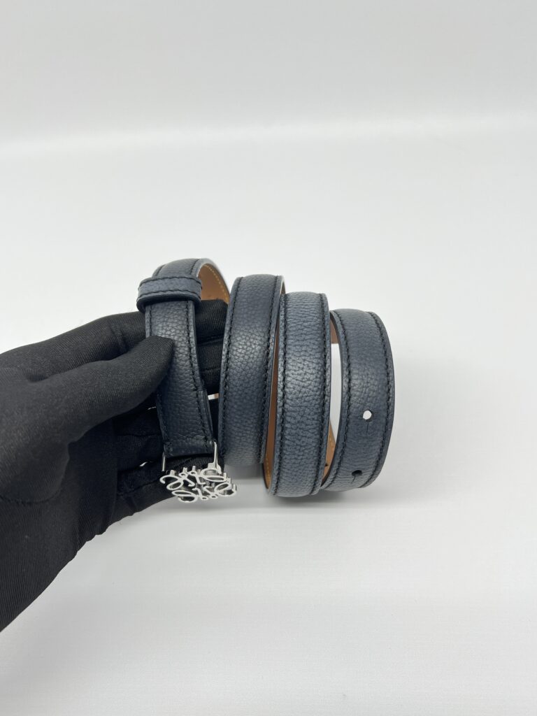 Loewe Anagram Belt Black SHW