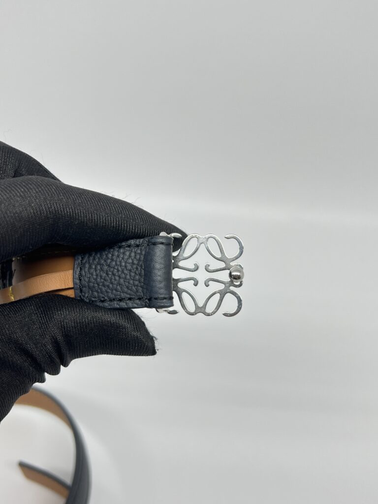 Loewe Anagram Belt Black SHW