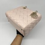 Dior Lady Dior Medium Lambskin Powder Pink GHW