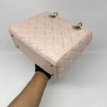 Dior Lady Dior Medium Lambskin Powder Pink GHW