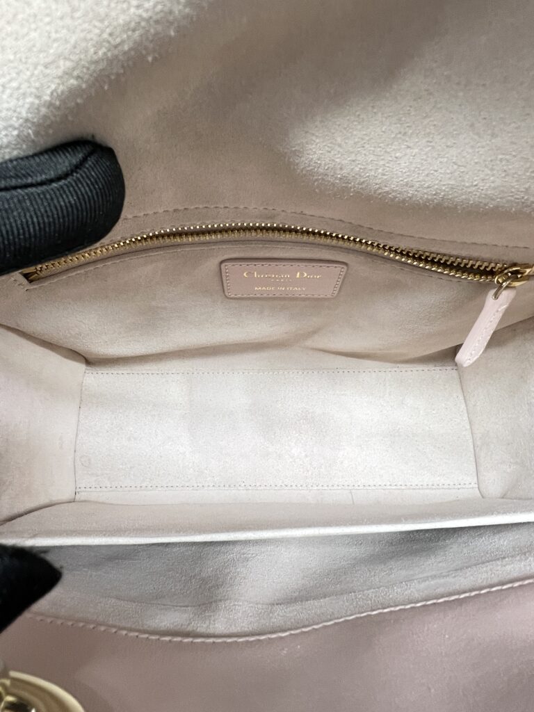 Dior Lady Dior Medium Lambskin Powder Pink GHW