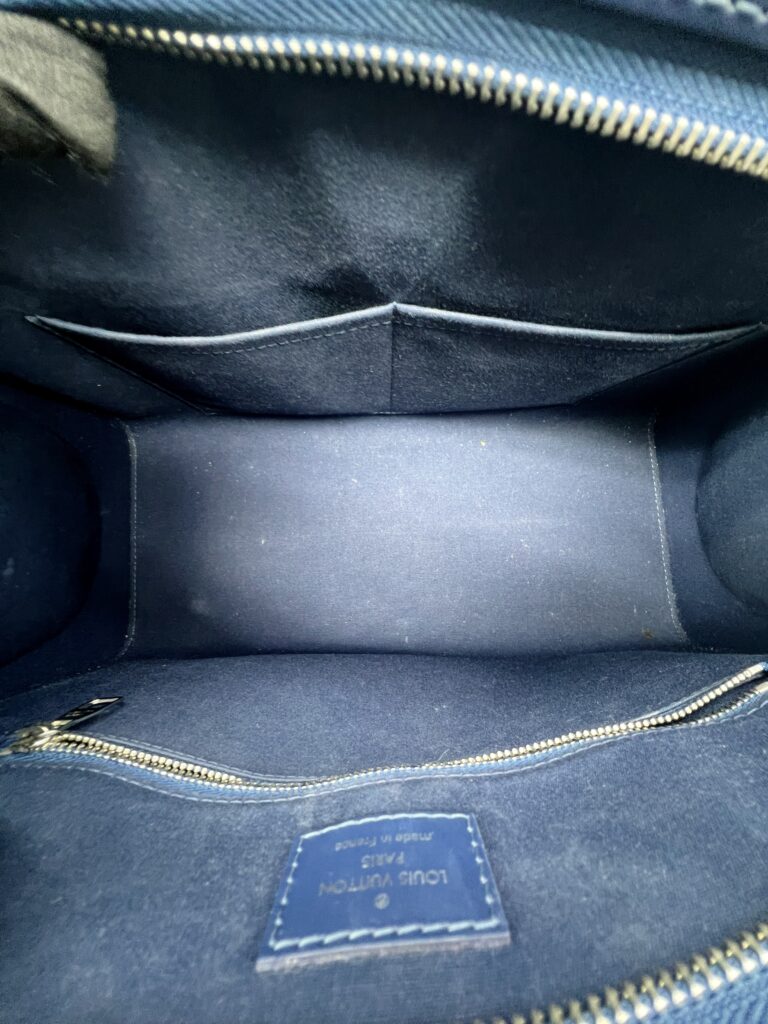 Louis vuitton Soufflot MM Epi Blue SHW