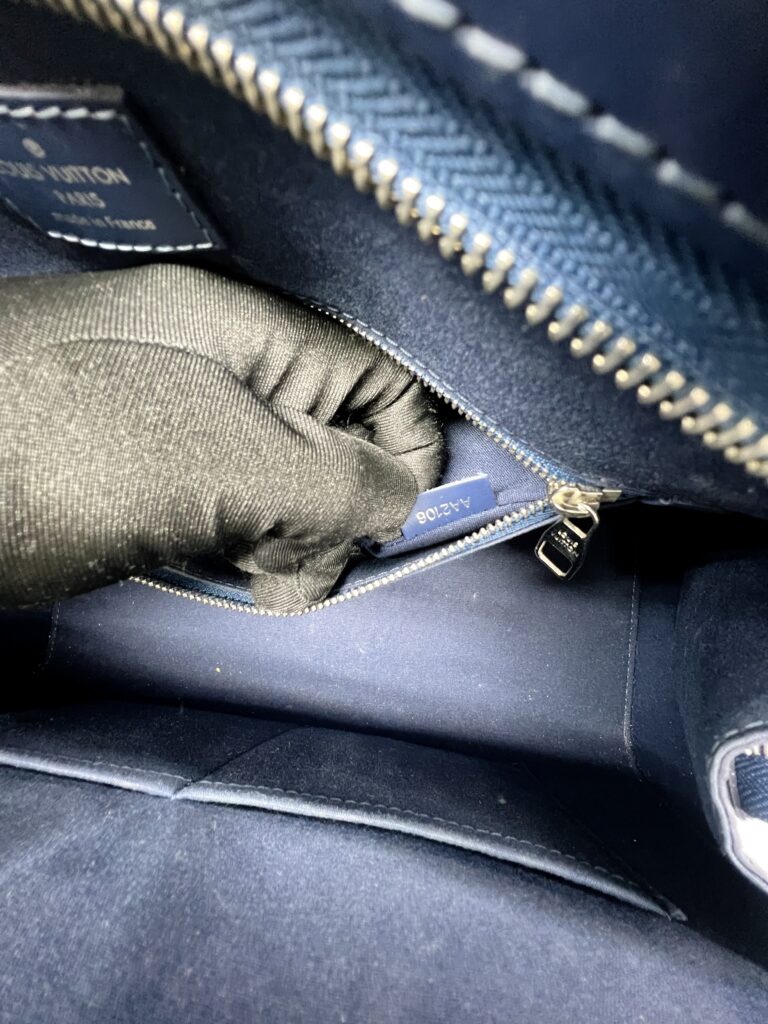 Louis vuitton Soufflot MM Epi Blue SHW