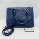 Prada Lux Tote Saffiano Lux Bluette GHW