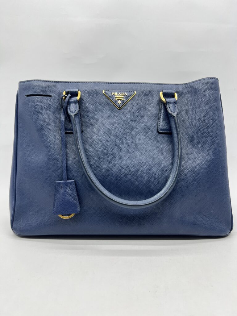 Prada Lux Tote Saffiano Lux Bluette GHW