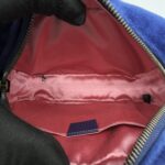 Gucci Marmont Camera Small Velvet Blue GHW