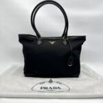 Prada Shopping Tote Tessuto Nylon Black GHW