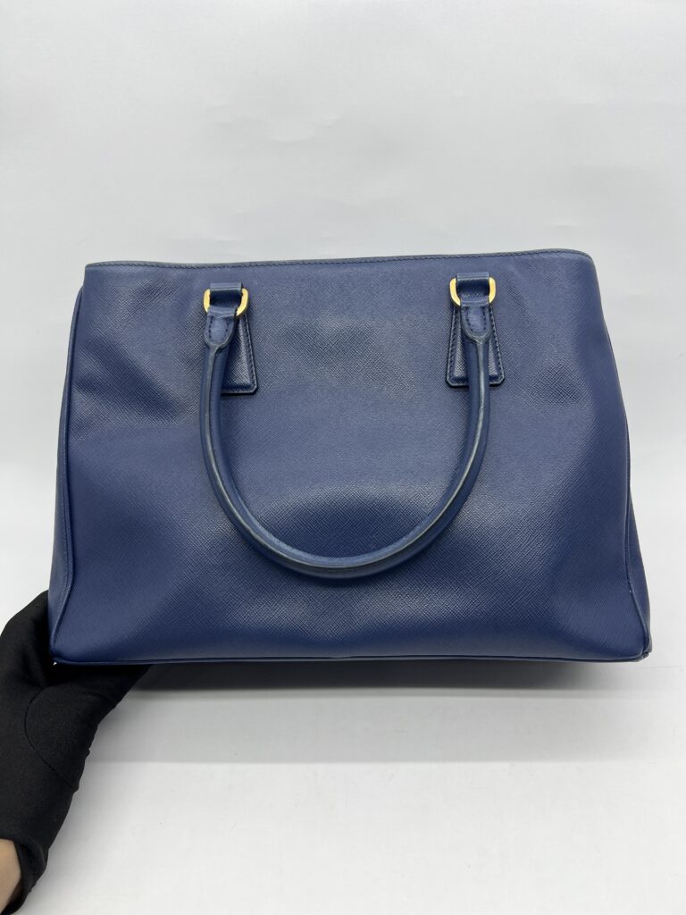 Prada Lux Tote Saffiano Lux Bluette GHW