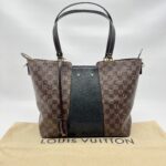 Louis Vuitton Jersey Damier Ebene Taurillon Black GHW
