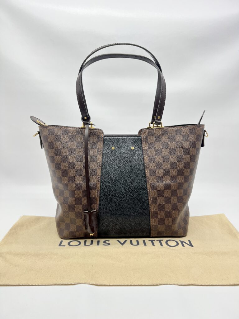 Louis Vuitton Jersey Damier Ebene Taurillon Black GHW