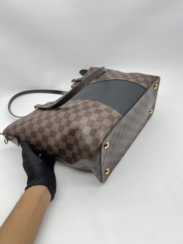 Louis Vuitton Jersey Damier Ebene Taurillon Black GHW
