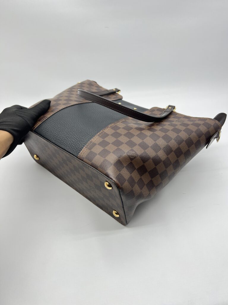 Louis Vuitton Jersey Damier Ebene Taurillon Black GHW