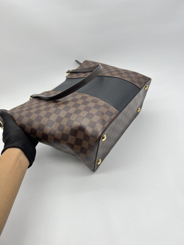 Louis Vuitton Jersey Damier Ebene Taurillon Black GHW