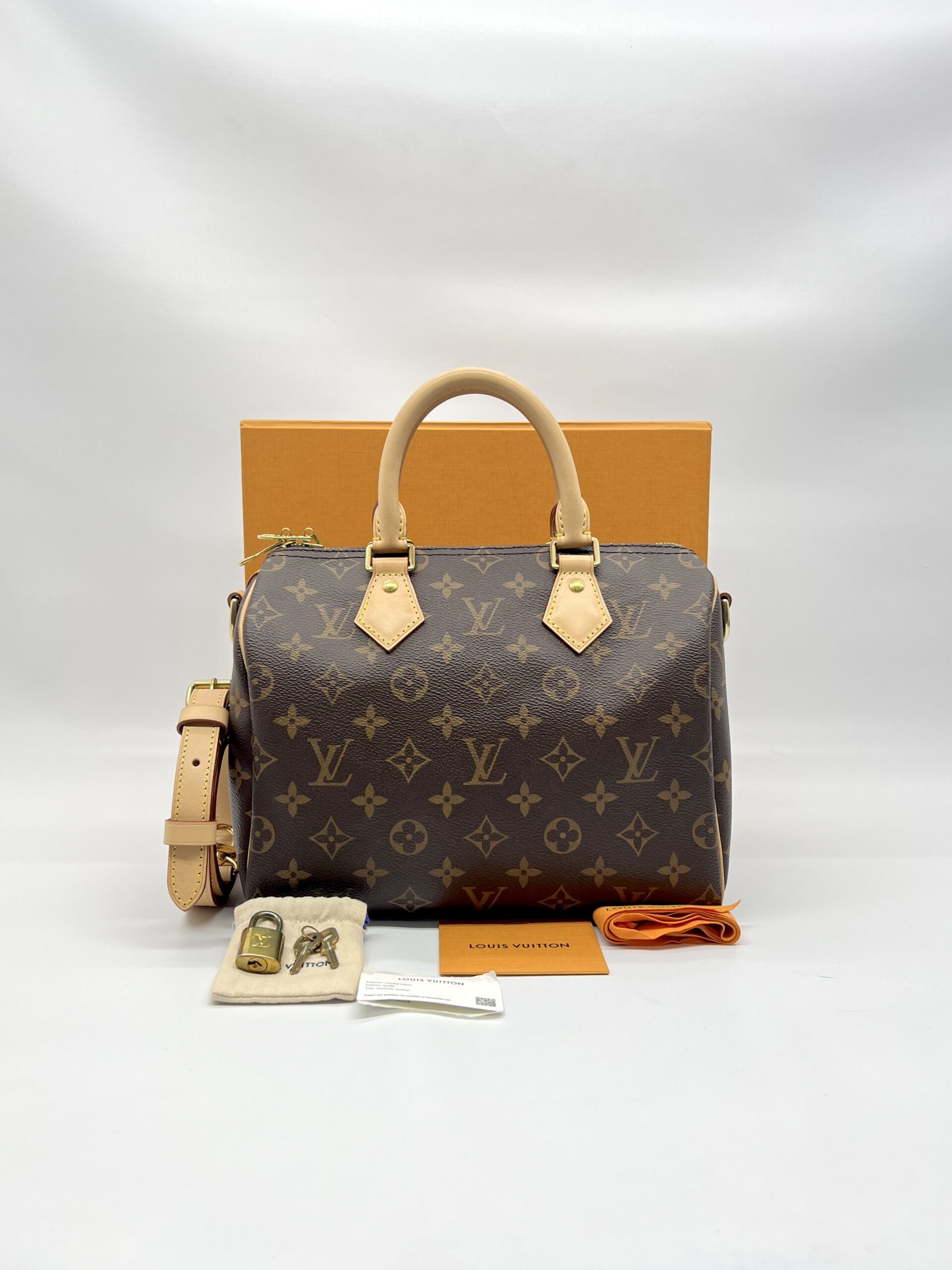Louis Vuitton Speedy Bandou 25 Monogram GHW