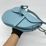 Dior Saddle Medium Grained Blue