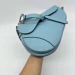 Dior Saddle Medium Grained Blue
