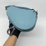 Dior Saddle Medium Grained Blue