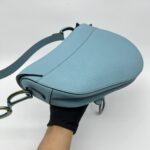 Dior Saddle Medium Grained Blue