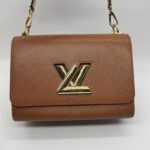 Louis Vuitton Twist MM Epi Caramel Gold GHW