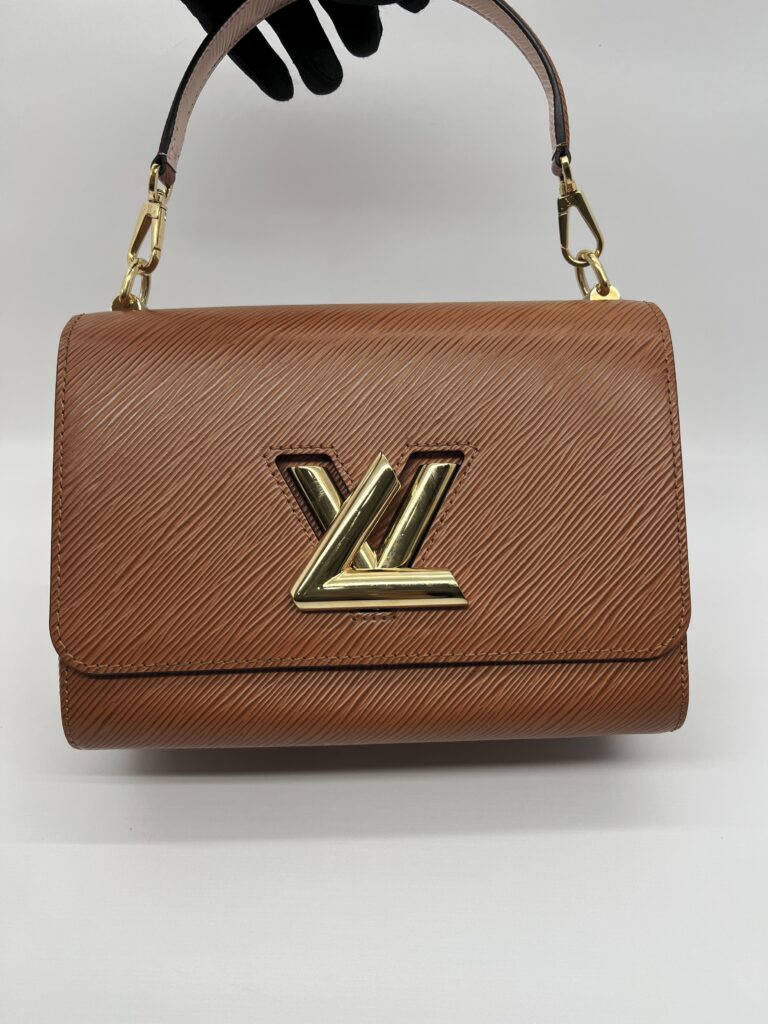 Louis Vuitton Twist MM Epi Caramel Gold GHW