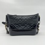 Chanel Gabrielle Small Black Ombre Vernis