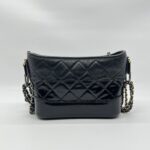 Chanel Gabrielle Small Black Ombre Vernis