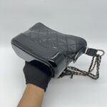 Chanel Gabrielle Small Black Ombre Vernis