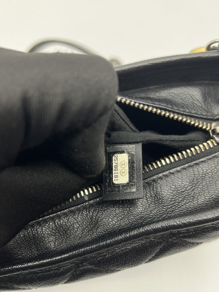 Chanel Gabrielle Small Black Ombre Vernis