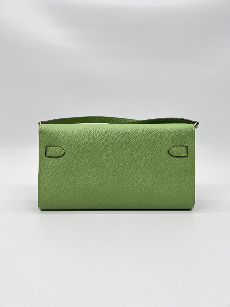 Hermes Kelly To Go Epsom Vert Criquet Blue Brume GHW