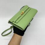 Hermes Kelly To Go Epsom Vert Criquet Blue Brume GHW