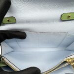 Hermes Kelly To Go Epsom Vert Criquet Blue Brume GHW