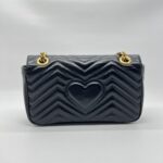 Gucci Marmont Flap Small Black GHW