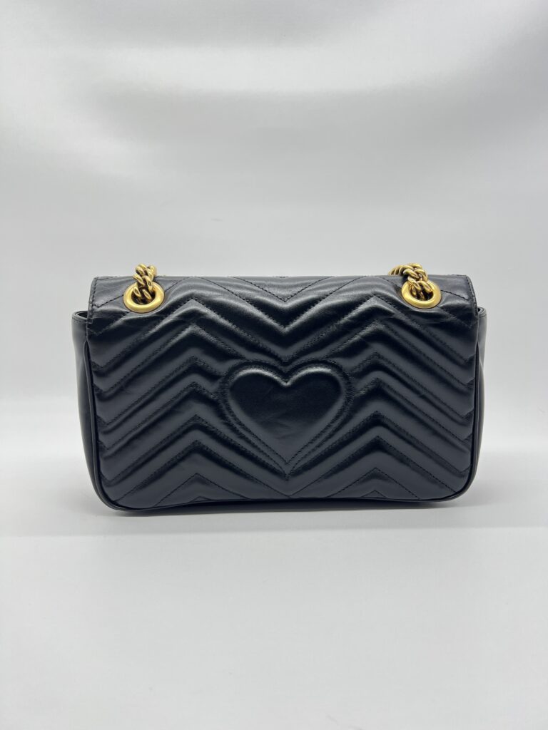Gucci Marmont Flap Small Black GHW