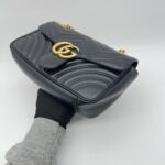Gucci Marmont Flap Small Black GHW