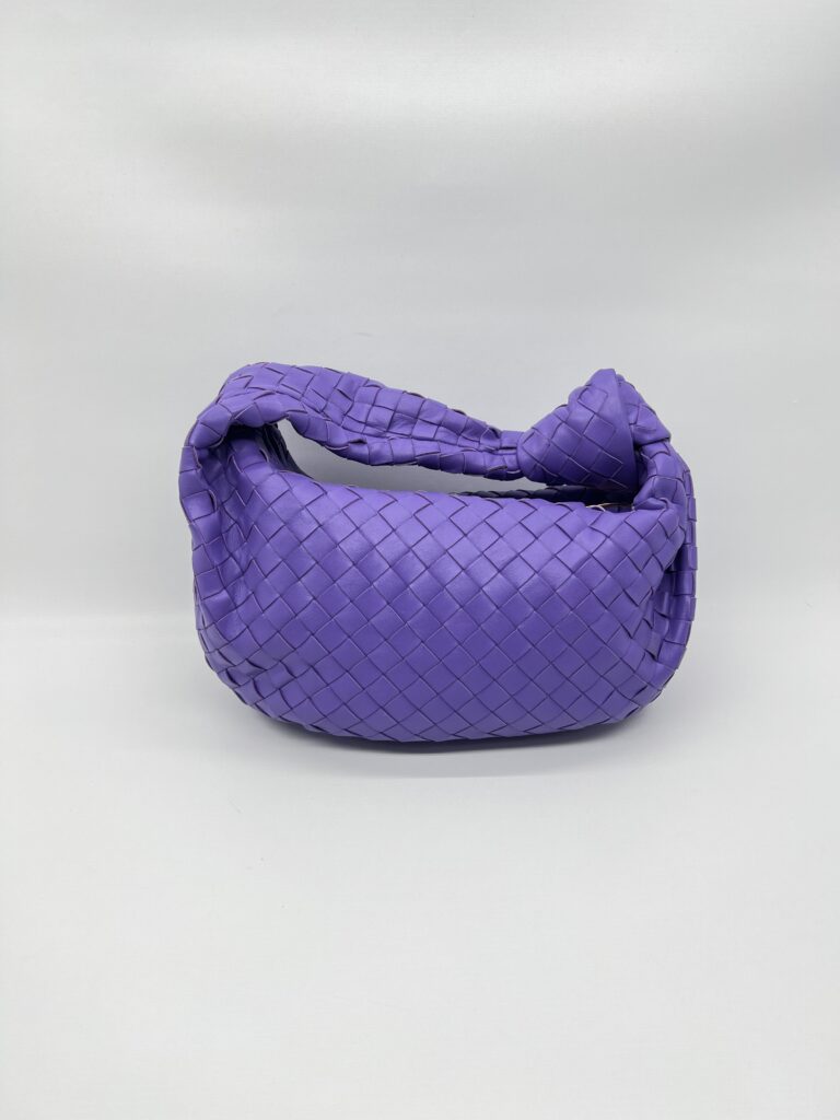 Bottega Veneta Teen Jodie Intrecciato Purple GHW