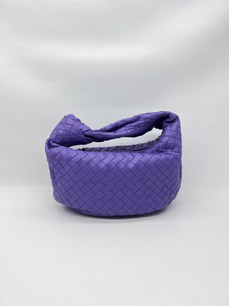 Bottega Veneta Teen Jodie Intrecciato Purple GHW
