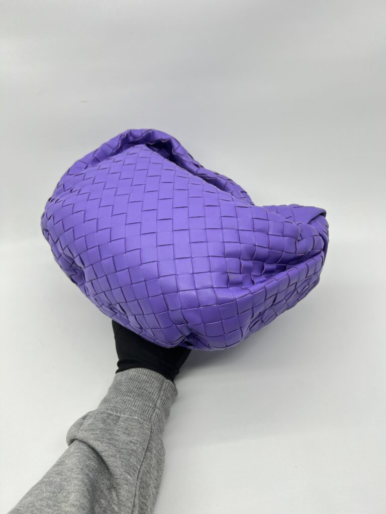 Bottega Veneta Teen Jodie Intrecciato Purple GHW