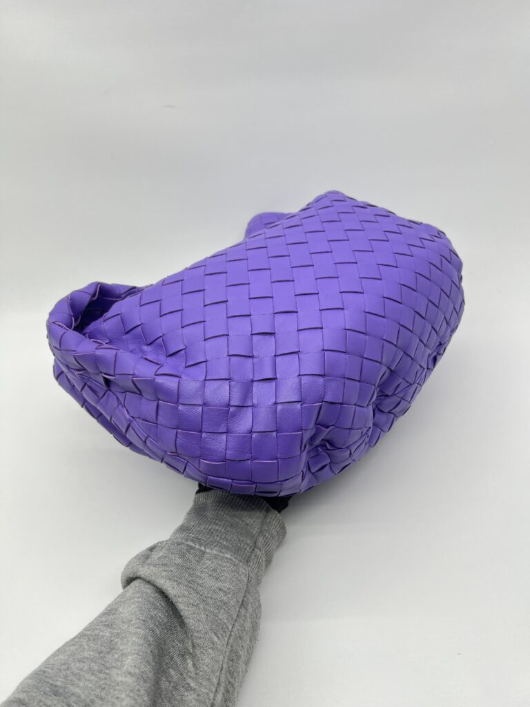 Bottega Veneta Teen Jodie Intrecciato Purple GHW