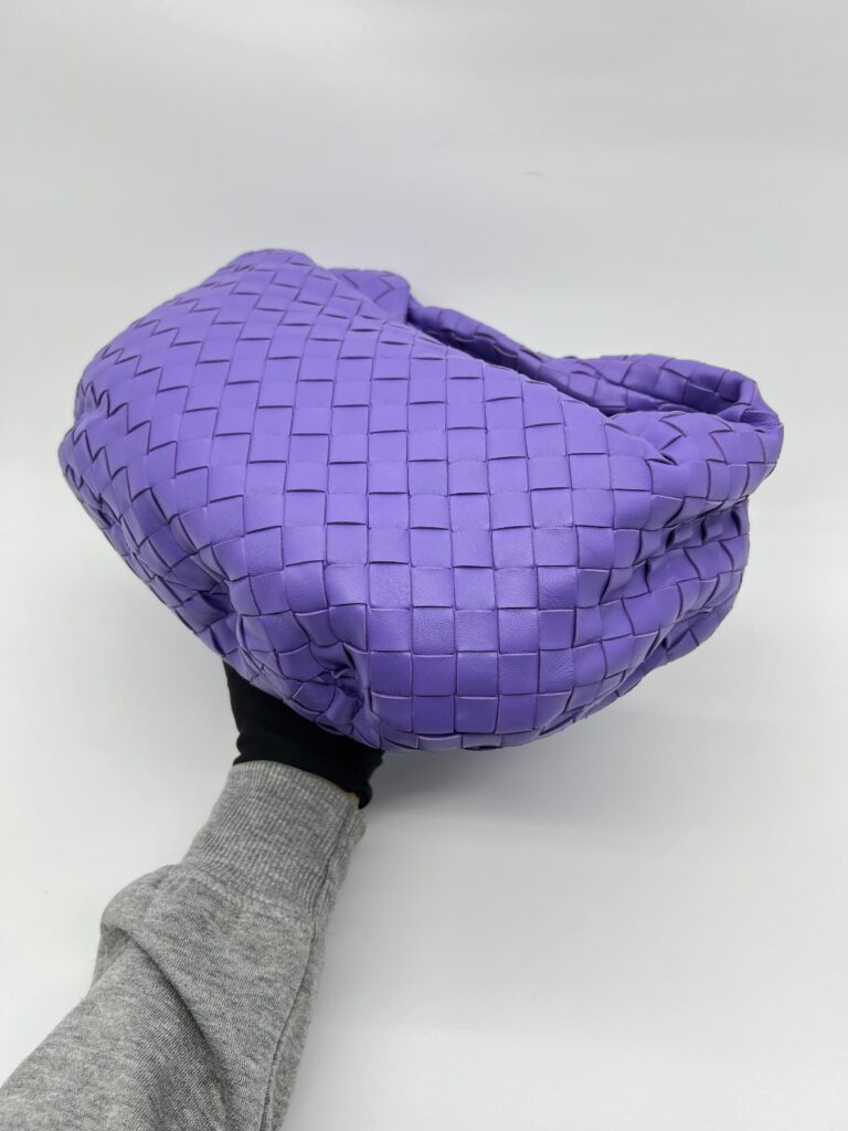 Bottega Veneta Teen Jodie Intrecciato Purple GHW