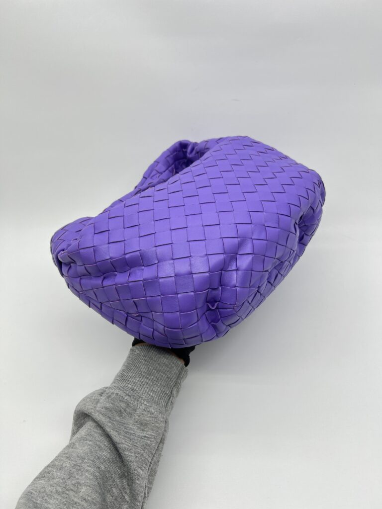 Bottega Veneta Teen Jodie Intrecciato Purple GHW